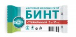 Бинт стерильный, р. 5мх10см Клинса