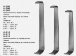 Крючок хирургический по Фарабефу, К-206 152 мм пластинчатый парный №2