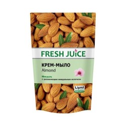 Крем-мыло, Fresh Juice (Фреш Джус) 460 мл Миндаль с увлажняющим миндальным молочком дой-пак