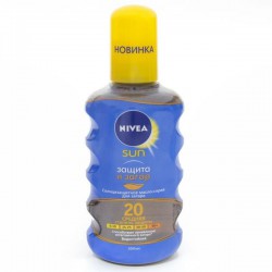 Масло-спрей для загара, Nivea (Нивея) 200 мл Сан Защита и загар SPF20